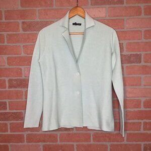 Eileen Fisher silk blend cardigan sweater Size Small S Luxury